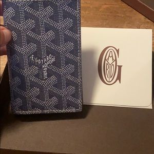 Goyard Paris grey men’s billfold wallet